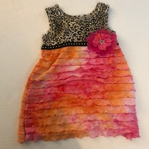 Leopard colorful dress